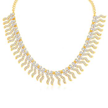 White diamond necklace-sets 2