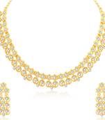 White diamond necklace-sets