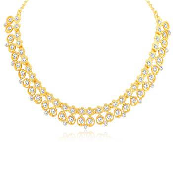 White diamond necklace-sets 2