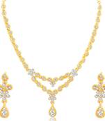 White diamond necklace-sets