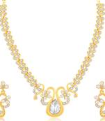 White diamond necklace-sets