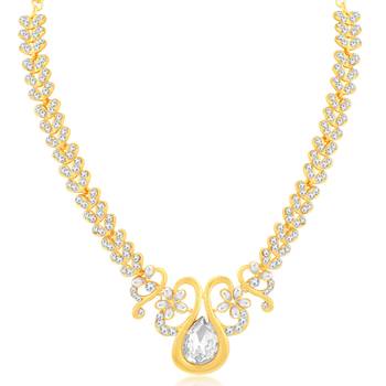 White diamond necklace-sets 2