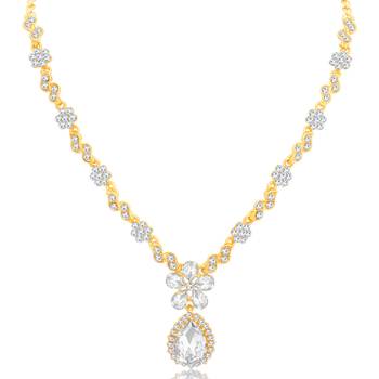 White diamond necklace-sets 2