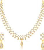 White diamond necklace-sets