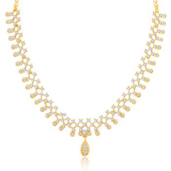 White diamond necklace-sets 2