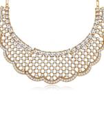 White diamond necklace-sets