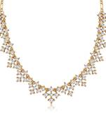 White diamond necklace-sets