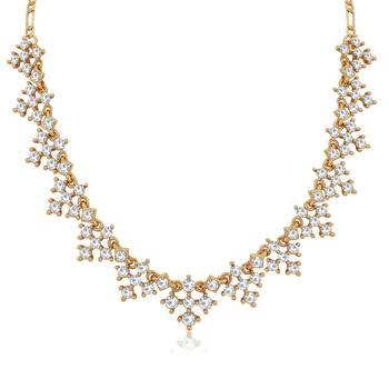 White diamond necklace-sets 2