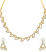 Gold diamond necklace-sets