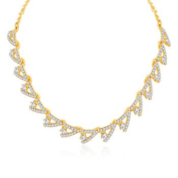 Gold diamond necklace-sets 2