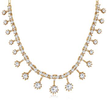 White diamond necklace-sets 2