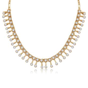 White diamond necklace-sets 2