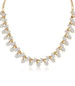 White diamond necklace-sets