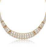 White diamond necklace-sets
