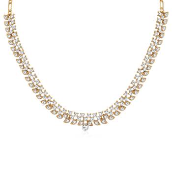 White diamond necklace-sets 2