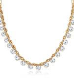 White diamond necklace-sets