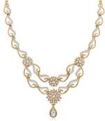 White diamond necklace-sets