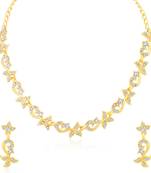 Gold diamond necklace-sets