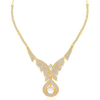 Gold diamond necklace-sets 2