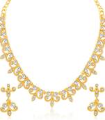 Gold diamond necklace-sets