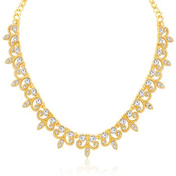 Gold diamond necklace-sets 2