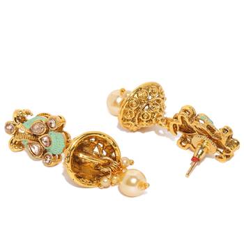 Gold pearl necklace-sets 3