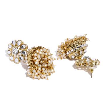 Gold pearl necklace-sets 2