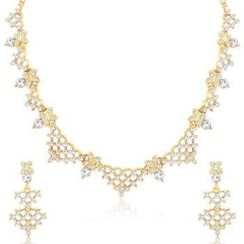Brown pearl necklace-sets 1