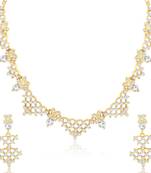 Brown pearl necklace-sets