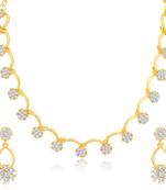 White diamond necklace-sets