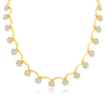 White diamond necklace-sets 2