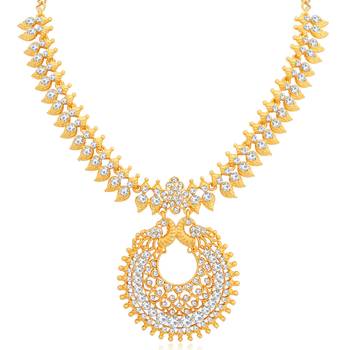 White diamond necklace-sets 2