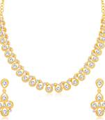 White diamond necklace-sets