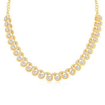 White diamond necklace-sets 2