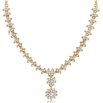 White diamond necklace-sets 2