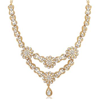 White diamond necklace-sets 1