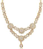 White diamond necklace-sets