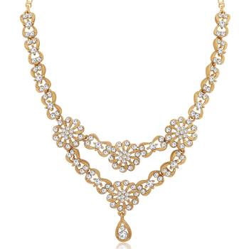 White diamond necklace-sets 2