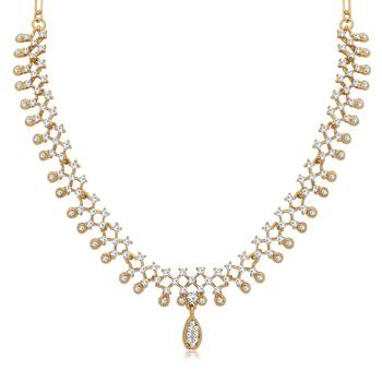 White diamond necklace-sets 2