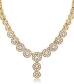 White diamond necklace-sets
