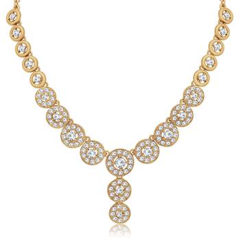 White diamond necklace-sets 2