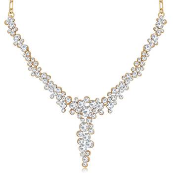 White diamond necklace-sets 1