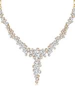 White diamond necklace-sets