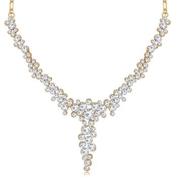 White diamond necklace-sets 2