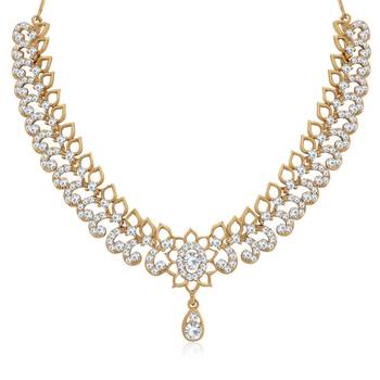 White diamond necklace-sets 1
