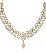 White diamond necklace-sets
