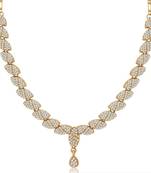 White diamond necklace-sets