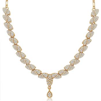 White diamond necklace-sets 2