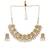 Gold pearl necklace-sets