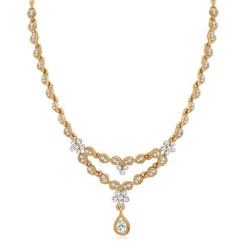White diamond necklace-sets 1